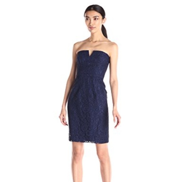 Short Strapless Lace Dresses